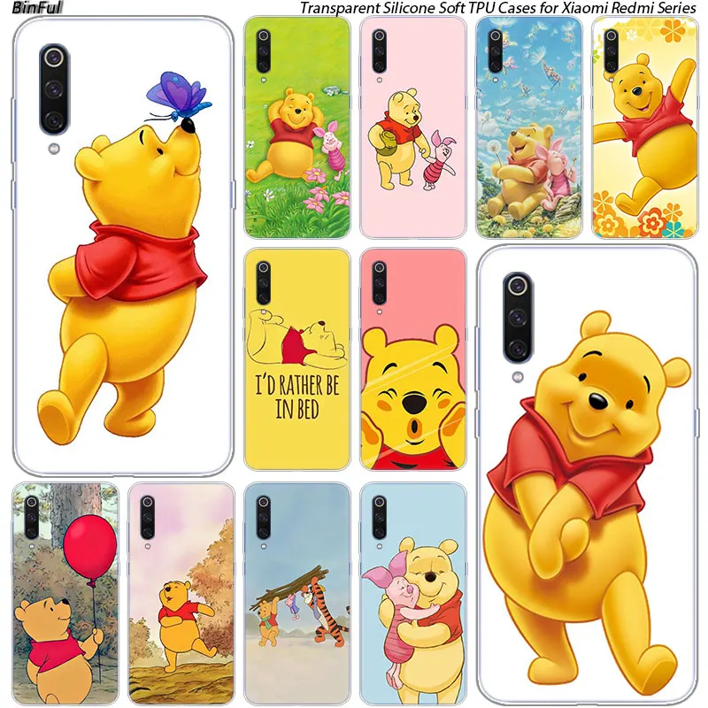 Winnie the Pooh Silicone Case For Xiaomi Pocophone F1 9T 9 9SE 8 A2 Lite A1 A2 Mix3 Redmi K20 7A Note 4 4X 5 6 7 Pro S2 Cover
Winnie the Pooh Silicone Case For Xiaomi Pocophone F1 9T 9 9SE 8 A2 Lite A1 A2 Mix3 Redmi K20 7A Note 4 4X 5 6 7 Pro S2 Cover