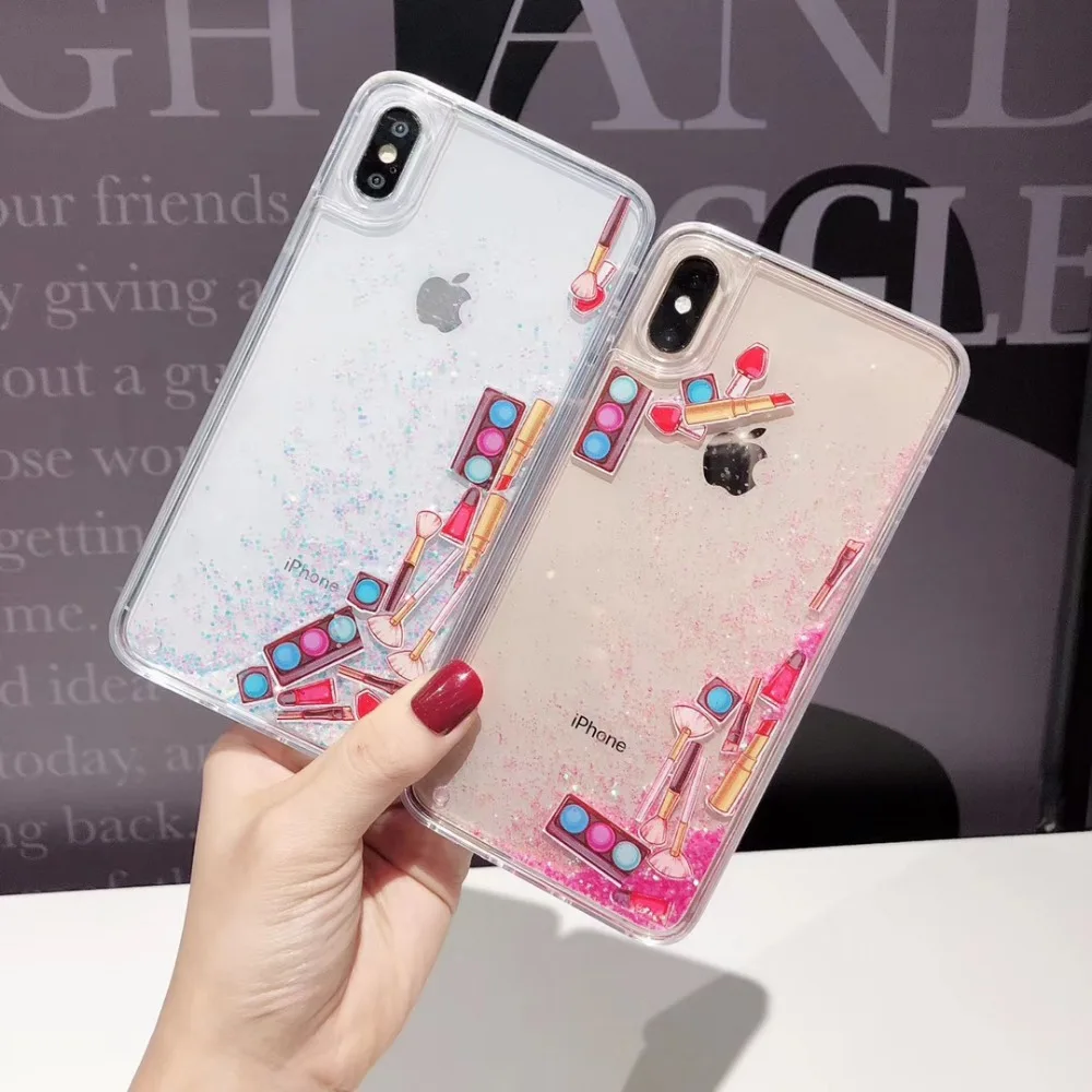 Beatiuful Makeup Dynamic liquid Glitter Quicksand Phone Cases For iPhone 7 8Plus 6 6s Plus X XR XS MAX Clear Soft TPU Cover
Beatiuful Makeup Dynamic liquid Glitter Quicksand Phone Cases For iPhone 7 8Plus 6 6s Plus X XR XS MAX Clear Soft TPU Cover