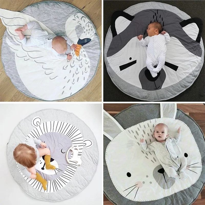 90CM Kids Play Game Mats Round Carpet Rugs Mat Cotton Swan Crawling Blanket Floor Carpet For Kids Room Decoration INS Baby Gifts
90CM Kids Play Game Mats Round Carpet Rugs Mat Cotton Swan Crawling Blanket Floor Carpet For Kids Room Decoration INS Baby Gifts