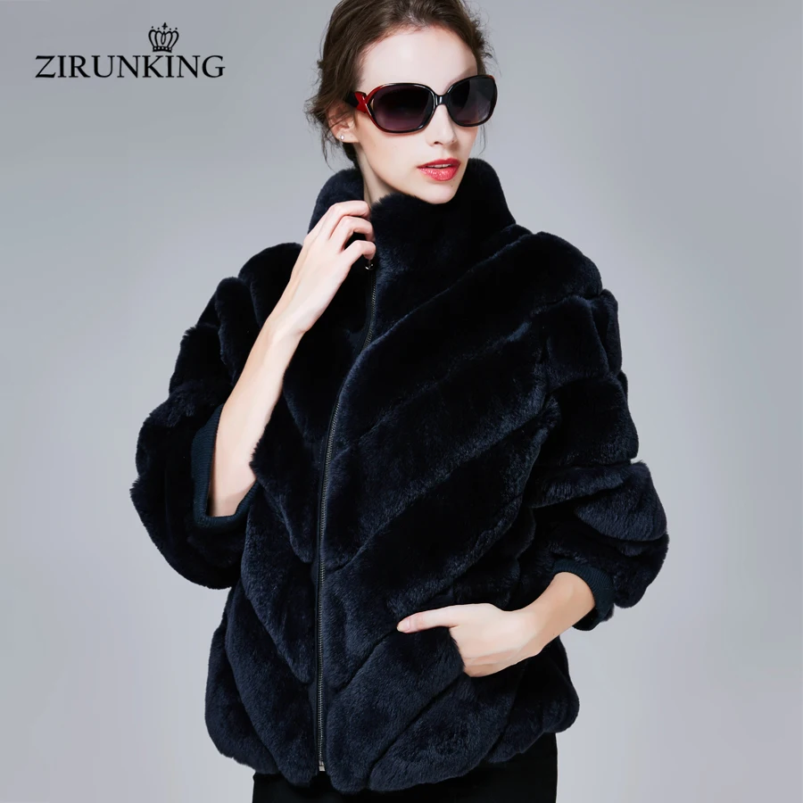 ZIRUNKING Women Real Rex Rabbit Fur Coats Female Batwing Sleeve Natural Fur Jacket Outwear Real Rabbit Fur Coat Clothing ZC1704
ZIRUNKING Women Real Rex Rabbit Fur Coats Female Batwing Sleeve Natural Fur Jacket Outwear Real Rabbit Fur Coat Clothing ZC1704