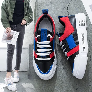 Women Running Shoes Girl Mixed Color Sneakers Thick Sole Shoes Lace up Breathable Student Comfortable Height Increasing Shoes
Women Running Shoes Girl Mixed Color Sneakers Thick Sole Shoes Lace up Breathable Student Comfortable Height Increasing Shoes