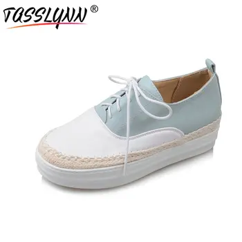 TASSLYNN 2019 Platform Mixed Color Women Pumps Casual Shoes Women Med Heels Lace Up Women' Shoes Round Toe Woman Leisure Shoes
TASSLYNN 2019 Platform Mixed Color Women Pumps Casual Shoes Women Med Heels Lace Up Women' Shoes Round Toe Woman Leisure Shoes