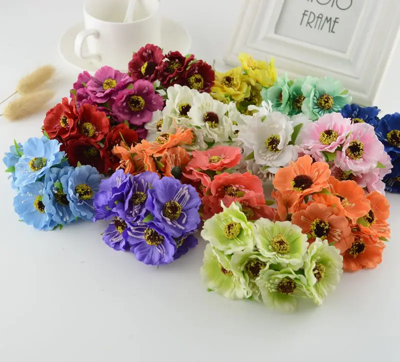 6pcs silk Cherry blossom Artificial flower for wedding car decoration handicraft DIY Bride bouquet wreath Gift Scrapbooking Fake
6pcs silk Cherry blossom Artificial flower for wedding car decoration handicraft DIY Bride bouquet wreath Gift Scrapbooking Fake