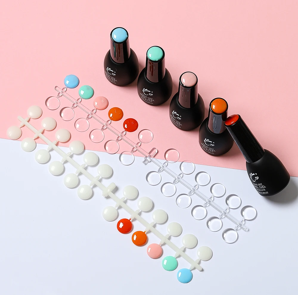 Display Shelf For Color Polish Acrylic UV Gel Dip Powder Showing Color Chart Round Nail Tips with Sticker Color Chart Flat Back
Display Shelf For Color Polish Acrylic UV Gel Dip Powder Showing Color Chart Round Nail Tips with Sticker Color Chart Flat Back