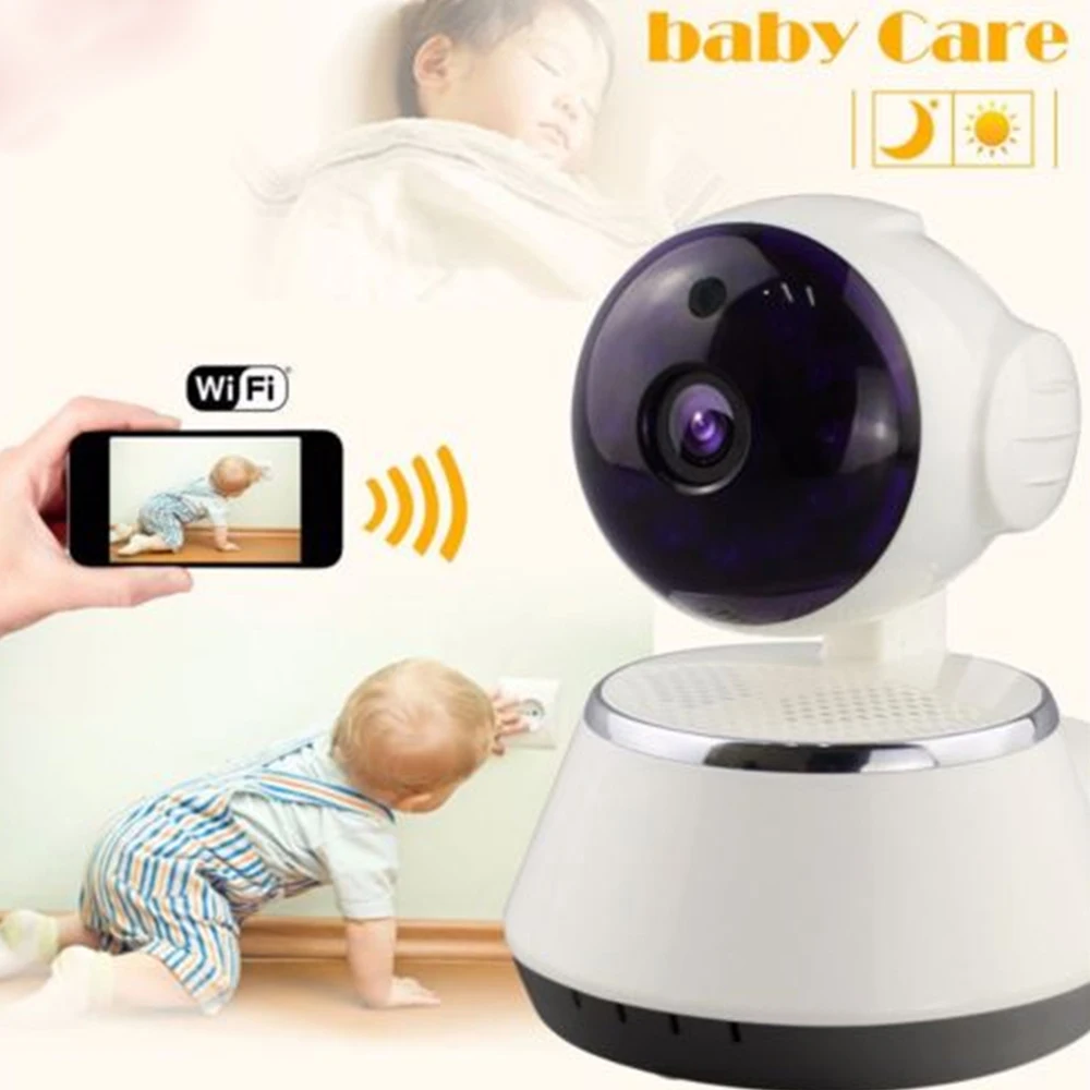 720P HD Детские спальные мониторы WiFi Беспроводная смарт-камера ночного видения