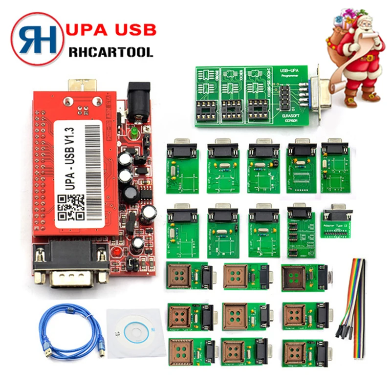 Car Diagnostic tool UPA USB Serial Programmer Full Set V1.3 Popular Eeprom Universal Chip Programmer auto ECU Tool In stock
Car Diagnostic tool UPA USB Serial Programmer Full Set V1.3 Popular Eeprom Universal Chip Programmer auto ECU Tool In stock