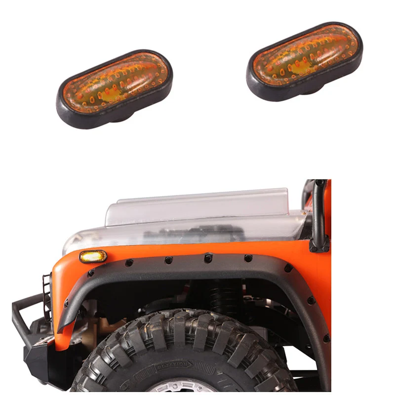 2PCS Turn Signal Lamp Garnish Decorative Parts Cornering Lamp w/ LED Light f RC Climbing Car Model TRAXXAS TRX4 Defender D90 D11
2PCS Turn Signal Lamp Garnish Decorative Parts Cornering Lamp w/ LED Light f RC Climbing Car Model TRAXXAS TRX4 Defender D90 D11