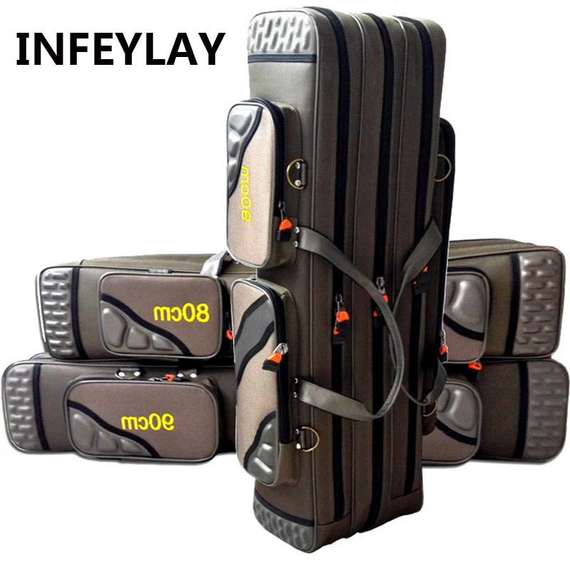 Vivid-worlD INFEYLAY Fishing bag Multi-Purpose Thicken Oxford material Waterproof and Durable Case fishing rod bag tackle
Vivid-worlD INFEYLAY Fishing bag Multi-Purpose Thicken Oxford material Waterproof and Durable Case fishing rod bag tackle