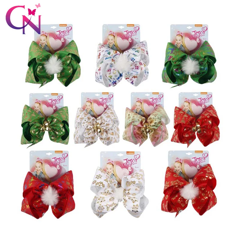 10 Colors 8 Pcs 7'' Christmas Hair Bows Printed Snow Gifts Large Hair Clips For Girls Santa Bow Winter Children Hair Accessories
10 Colors 8 Pcs 7'' Christmas Hair Bows Printed Snow Gifts Large Hair Clips For Girls Santa Bow Winter Children Hair Accessories