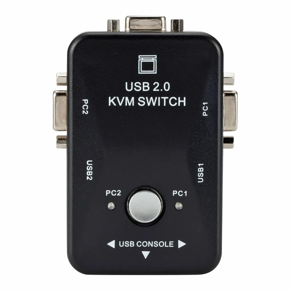 USB2.0 Manual Audio Video VGA Switcher Two Inputs One Ouput KVM Splitter Switch Box Adapter
USB2.0 Manual Audio Video VGA Switcher Two Inputs One Ouput KVM Splitter Switch Box Adapter