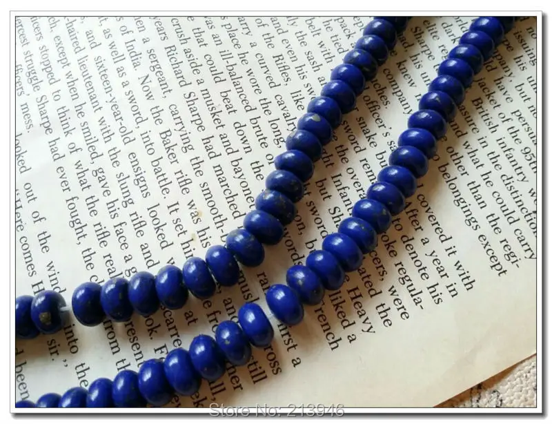 5*8MM 156Pcs/2Strands/Pack abacus shape Natural Imitation Lapis Lazuli Strands Semi-precious Stone Jewelry Beads
5*8MM 156Pcs/2Strands/Pack abacus shape Natural Imitation Lapis Lazuli Strands Semi-precious Stone Jewelry Beads