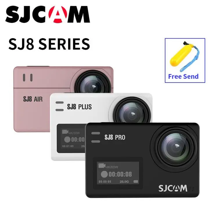

Original SJCAM SJ8 Series 4K 60fps Action Camera SJ8 Air & SJ8 Plus & SJ8 Pro 1290P WIFI Remote Control Waterproof Cam Sports DV