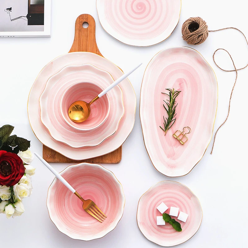 Japanese style Phnom Penh Ceramic Tableware Plate Western Style Dish Steak Plate Household Dish Soup Bowl Rice Bowl Dishes-050
Japanese style Phnom Penh Ceramic Tableware Plate Western Style Dish Steak Plate Household Dish Soup Bowl Rice Bowl Dishes-050