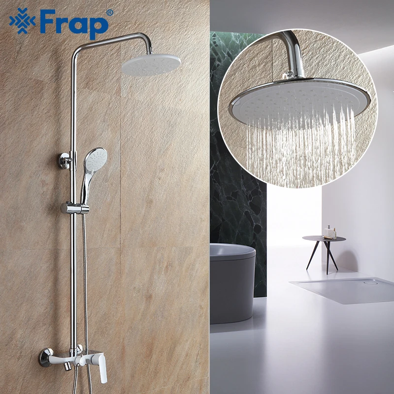 FRAP Shower Faucets modern bathroom shower mixer faucet bath rain shower set multi function with bathtub faucet system
FRAP Shower Faucets modern bathroom shower mixer faucet bath rain shower set multi function with bathtub faucet system