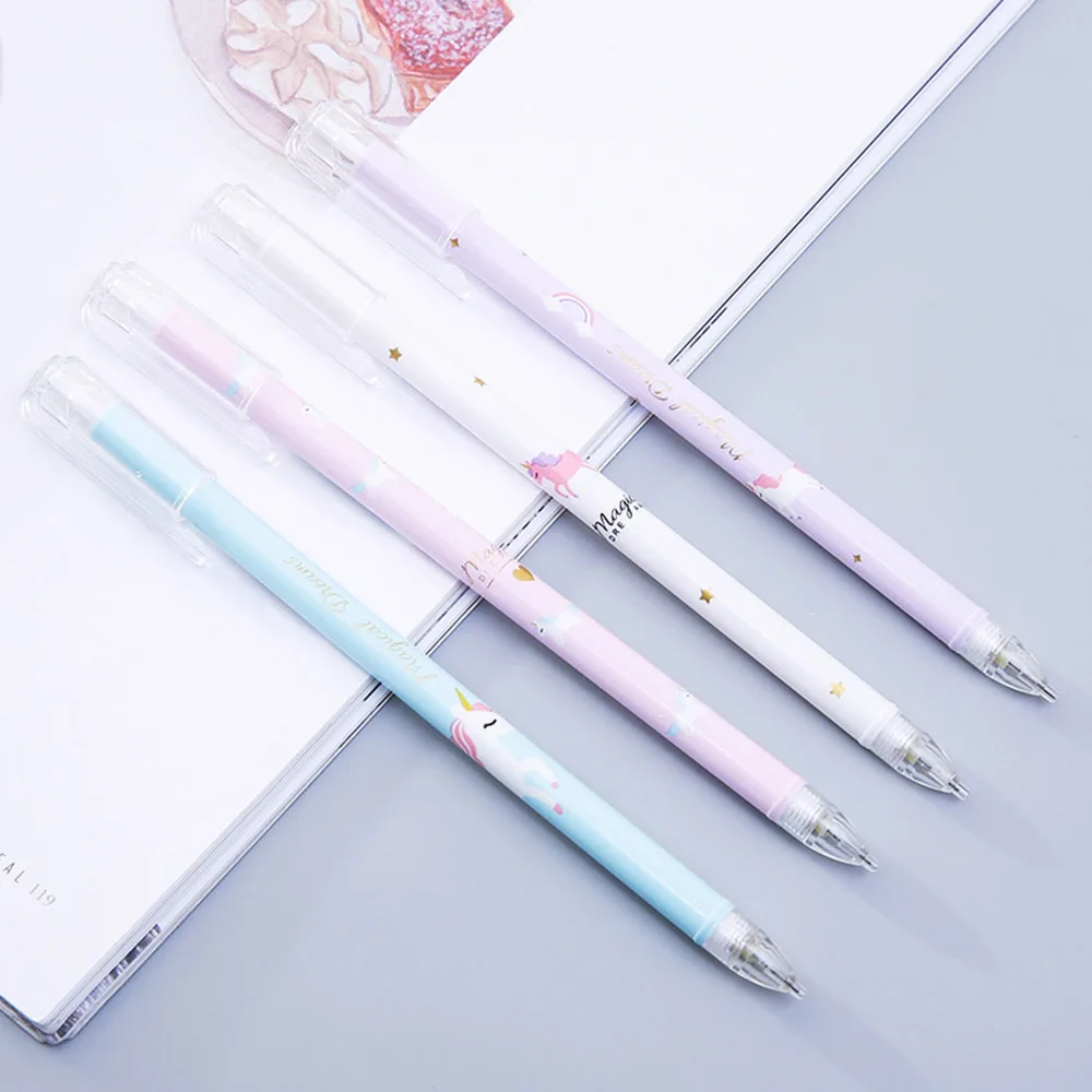 4Pcs 0.5mm 0.7mm Cute Unicorn Mechanical Pencil Cartoon Automatic Pens For Writing Girls Gifts Korean Stationery School Supplies
4Pcs 0.5mm 0.7mm Cute Unicorn Mechanical Pencil Cartoon Automatic Pens For Writing Girls Gifts Korean Stationery School Supplies