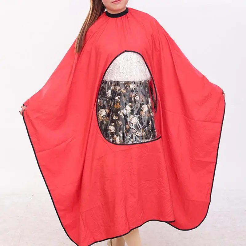 New Adult Salon Hair Cut Hairdressing Barbers Hairstylist Cape Gown Waterproof Barber Cover Cloth Transparent Covers black red
New Adult Salon Hair Cut Hairdressing Barbers Hairstylist Cape Gown Waterproof Barber Cover Cloth Transparent Covers black red