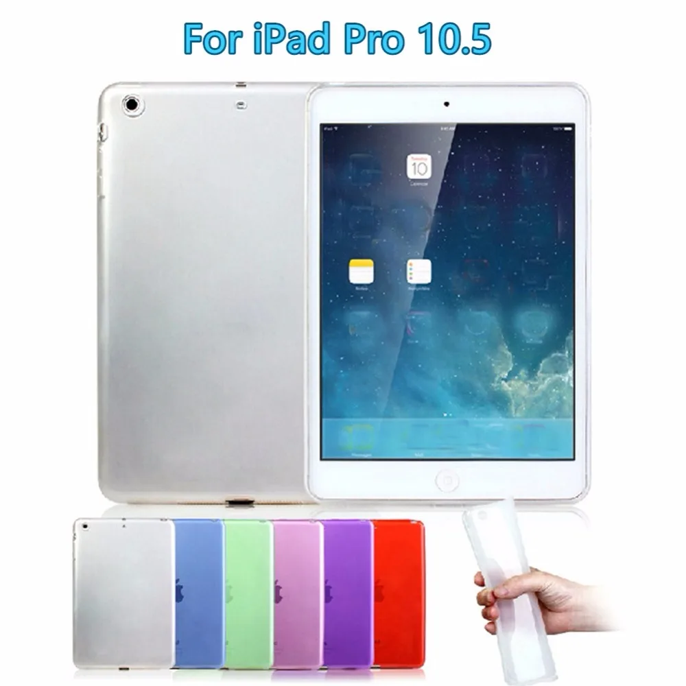 For iPad Pro 10.5 inch Released in 2017 Flexible Soft Transparent Clear TPU Gel Rubber Back Skin Shell Case Cover
For iPad Pro 10.5 inch Released in 2017 Flexible Soft Transparent Clear TPU Gel Rubber Back Skin Shell Case Cover