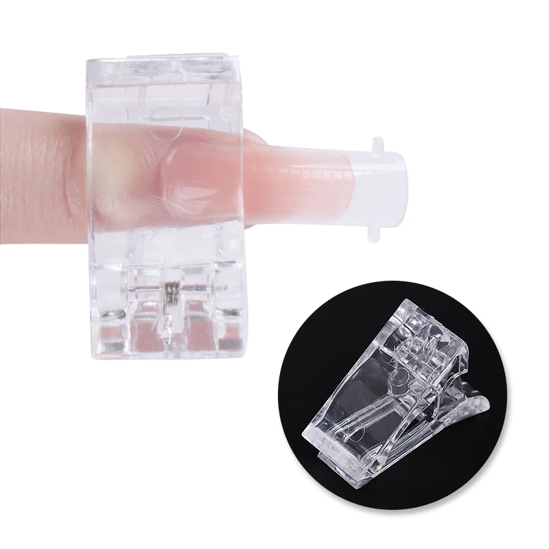 10Pcs Quick Building Nail Tips Clip for Finger Extension UV LED Plastic Builder UV Gel Clear Hard Jelly Gel Nail Art Tool
10Pcs Quick Building Nail Tips Clip for Finger Extension UV LED Plastic Builder UV Gel Clear Hard Jelly Gel Nail Art Tool