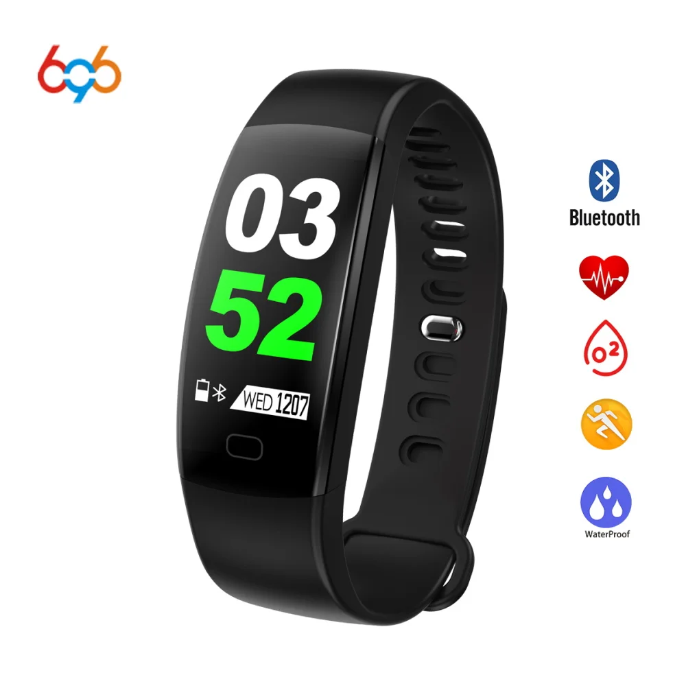 696 F64HR Smart Wristband Fitness Bracelet Sport Band With IP67 Waterproof Heart Rate Tracker Pedometer PK miband mi band 2
696 F64HR Smart Wristband Fitness Bracelet Sport Band With IP67 Waterproof Heart Rate Tracker Pedometer PK miband mi band 2