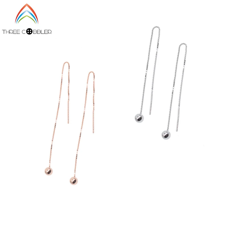 2pairs 925 silver box chain with 4mm ball Long Earrings For Women Silver Earrings Simple Ear Wire Prevent allergy J1007
2pairs 925 silver box chain with 4mm ball Long Earrings For Women Silver Earrings Simple Ear Wire Prevent allergy J1007