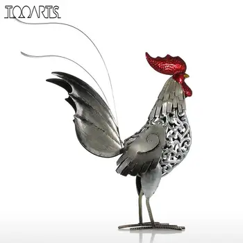 Tooarts Sculpture Carved Iron Rooster Metal Sculpture Home Decor Animal Craft Iron Art Gift 2 Color
Tooarts Sculpture Carved Iron Rooster Metal Sculpture Home Decor Animal Craft Iron Art Gift 2 Color