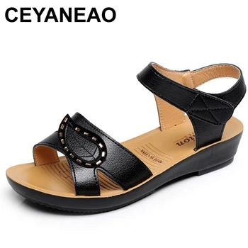 CEYANEAOSummer New Fashion Ladies Sandals middle-aged non-slip flatcomfortable old shoes large size Soft bottom womenshoesE1676
CEYANEAOSummer New Fashion Ladies Sandals middle-aged non-slip flatcomfortable old shoes large size Soft bottom womenshoesE1676