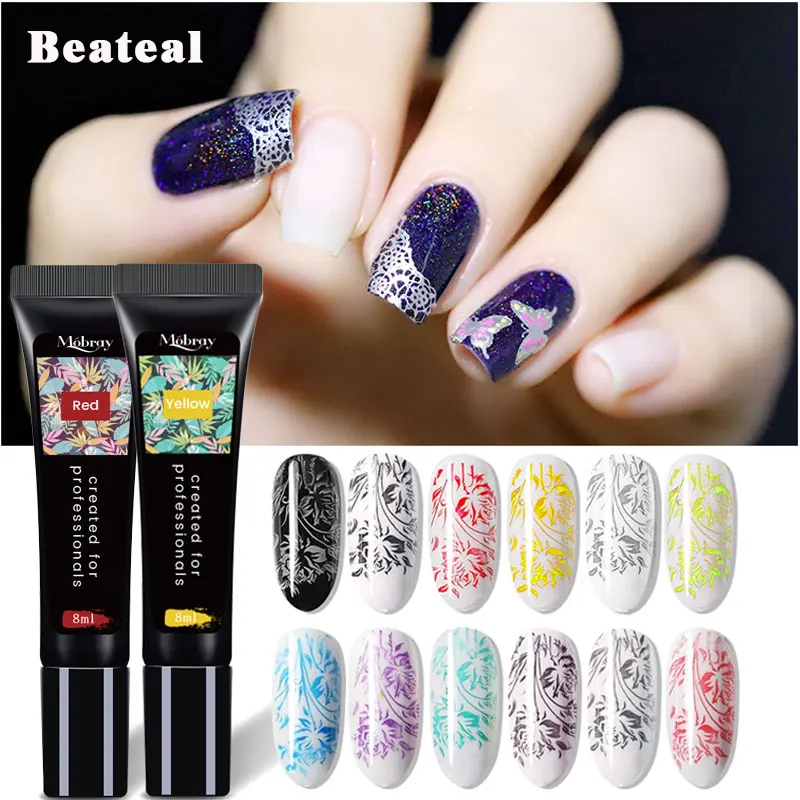 Beateal 8ml NEW ARRIVE professional Stamping UV LED nail gel polish for a manicure Stamping Template gel for nail Stamp Pattern
Beateal 8ml NEW ARRIVE professional Stamping UV LED nail gel polish for a manicure Stamping Template gel for nail Stamp Pattern