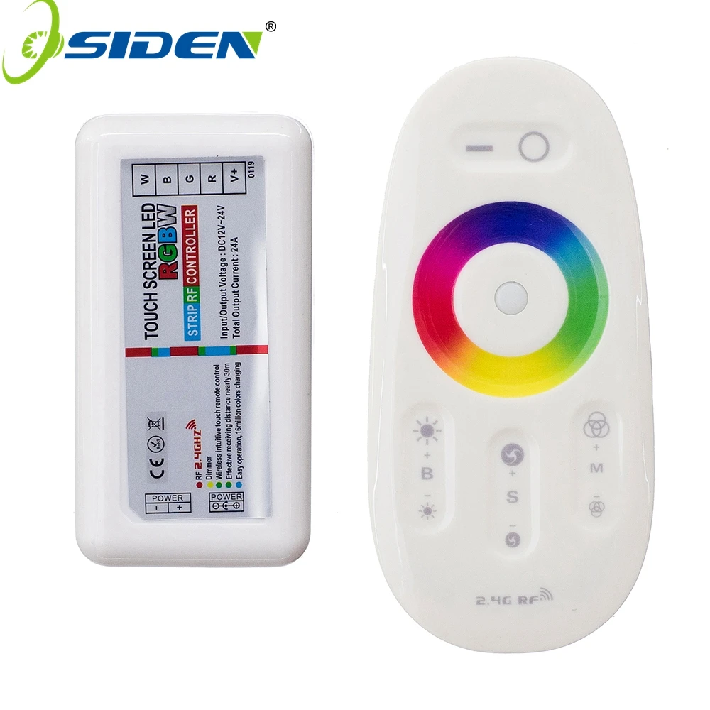 OSIDEN 2.4G LED RGB RGBW Controller DC12-24V Touch Screen RF Remote Control for RGB LED Strip
OSIDEN 2.4G LED RGB RGBW Controller DC12-24V Touch Screen RF Remote Control for RGB LED Strip