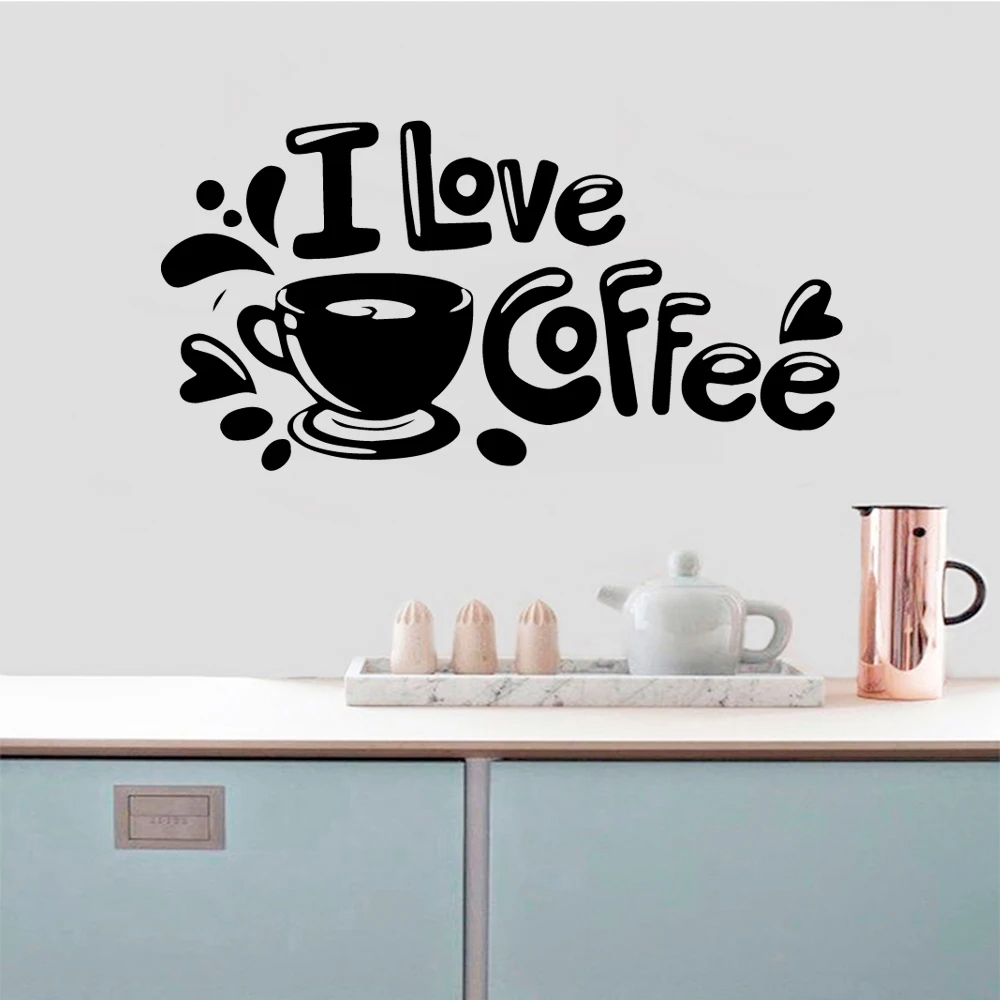 

3D Coffee Vinyl Self Adhesive Wallpaper Removable Wall Sticker Wall Decals