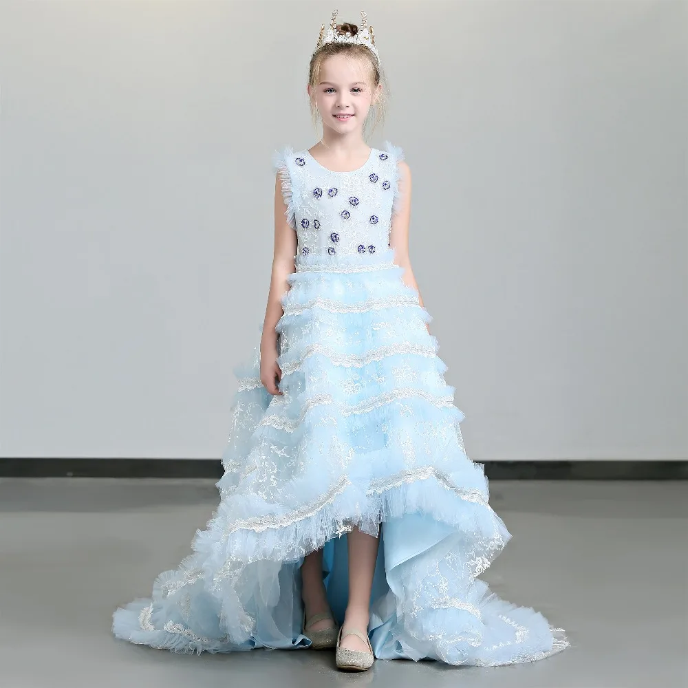 Marfoli 2018 New Arrilval Princess Costumes Dresses For Prom Party and Wedding Ball Gown Tulle Lace Blue Dress with train
Marfoli 2018 New Arrilval Princess Costumes Dresses For Prom Party and Wedding Ball Gown Tulle Lace Blue Dress with train