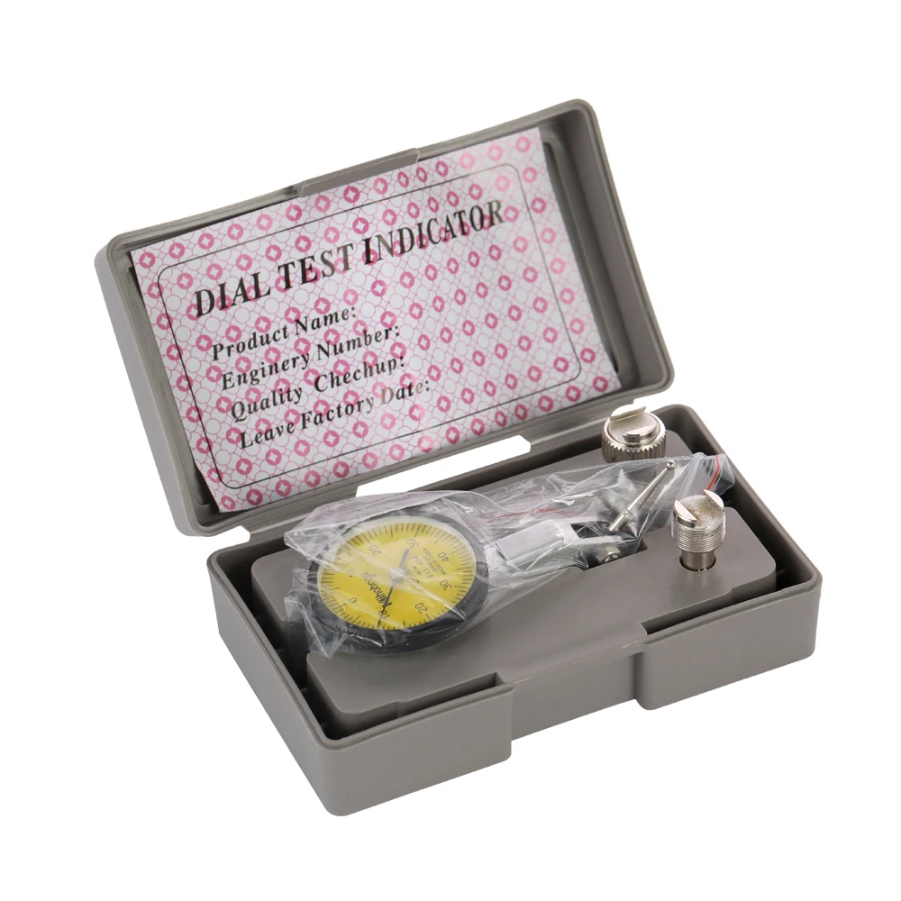 Shockproof Waterproof Leverage Dial Indicator Measurement Instrument Precision Tool with 0.01mm Accuracy 0-0.8mm Measuring Range
Shockproof Waterproof Leverage Dial Indicator Measurement Instrument Precision Tool with 0.01mm Accuracy 0-0.8mm Measuring Range