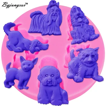 M294 Epoxy Dogs Silicone Mold Lion Fondant Clay Chocolate UV Resin Clay Cake Tools
M294 Epoxy Dogs Silicone Mold Lion Fondant Clay Chocolate UV Resin Clay Cake Tools
