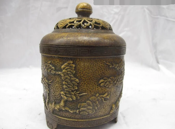 wholesale factory Chinese Folk Classic Bronze The Pine Greeting Guests tree incense burner Censer
wholesale factory Chinese Folk Classic Bronze The Pine Greeting Guests tree incense burner Censer