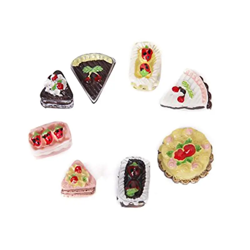 8pcs Assorted Tastes Of Chocolate Strawberry Cherry Cakes Dollhouse Miniature For 1/12 Or 1/6 Dollhouse
8pcs Assorted Tastes Of Chocolate Strawberry Cherry Cakes Dollhouse Miniature For 1/12 Or 1/6 Dollhouse