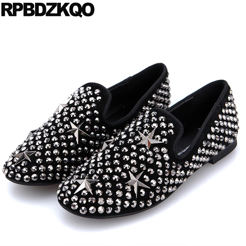 Genuine Leather Designer Shoes Women Luxury 2017 Ladies Stud Flats Black Large Size Star Round Toe Slip On Fashion European 
Genuine Leather Designer Shoes Women Luxury 2017 Ladies Stud Flats Black Large Size Star Round Toe Slip On Fashion European