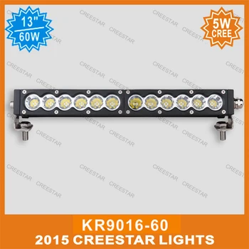 60W led offroad bar KR9016-60 13inch 5w led light bar 12V 24V Led spotlight with multi color available 5400Lm IP67 12V Led bar
60W led offroad bar KR9016-60 13inch 5w led light bar 12V 24V Led spotlight with multi color available 5400Lm IP67 12V Led bar