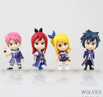 4pcs/set Fairy Tail Natsu Lucy Elza Gray Action Figure PVC Collection figures toys for christmas gift brinquedos
4pcs/set Fairy Tail Natsu Lucy Elza Gray Action Figure PVC Collection figures toys for christmas gift brinquedos
