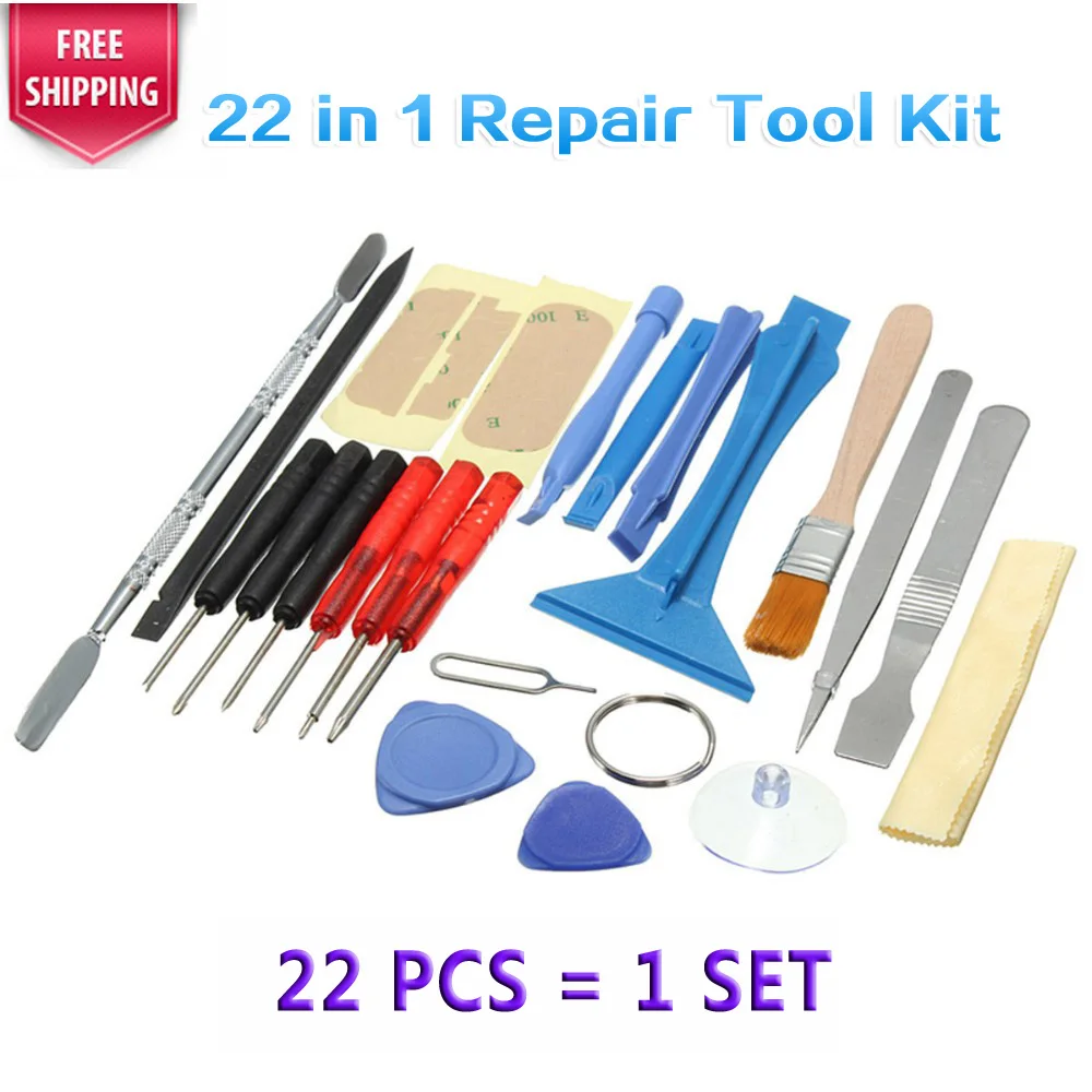 1 Set 22 In 1 Phone Opening Pry Disassembly Ferramentas Tools Screwdrivers Repair Tool Kit For iPhone 4 5S 6 Plus For Samsung S6
1 Set 22 In 1 Phone Opening Pry Disassembly Ferramentas Tools Screwdrivers Repair Tool Kit For iPhone 4 5S 6 Plus For Samsung S6