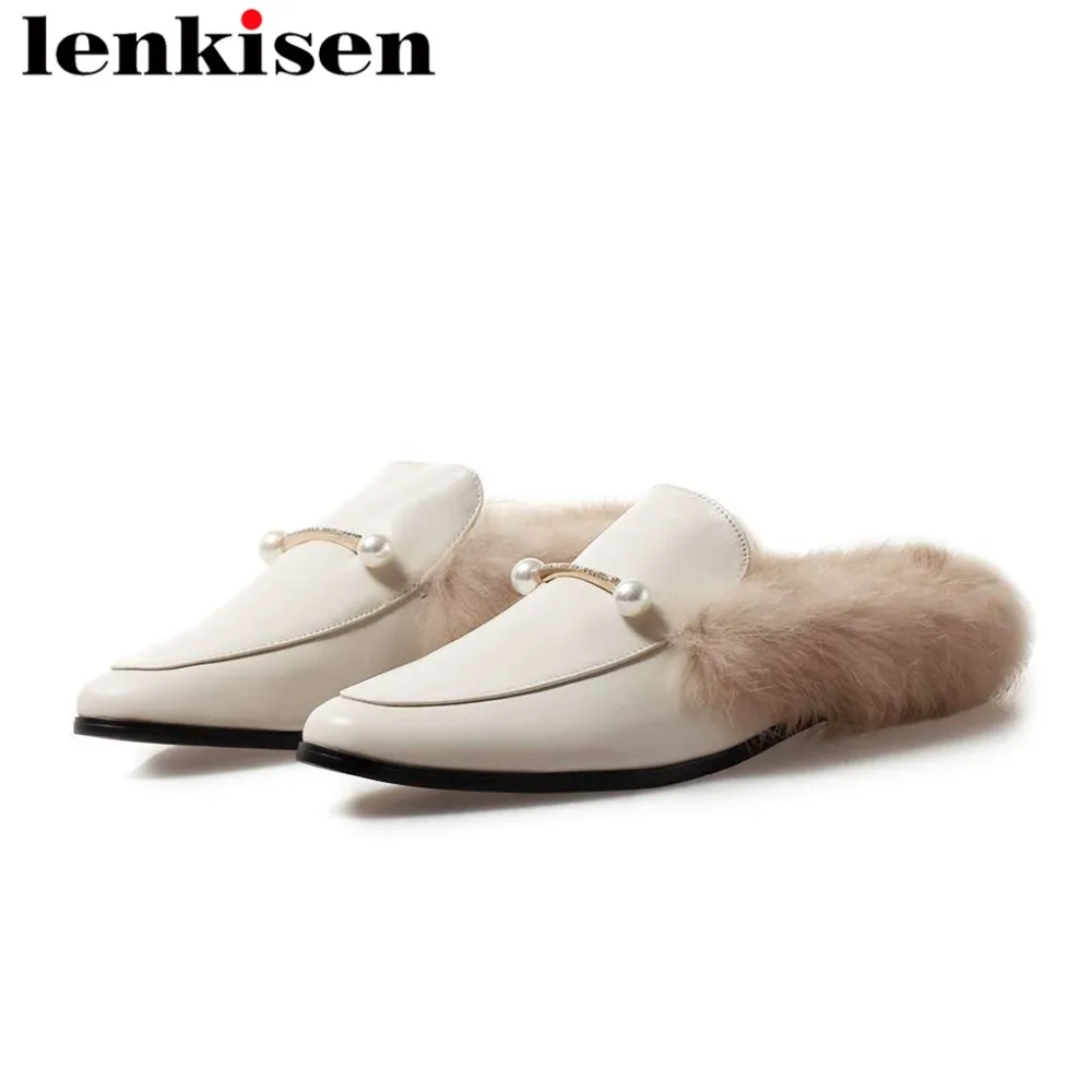 Sweet girls fairy cow leather almond shaped toe pearl slip on mules big size rabbit fur low heels dating party leisure pumps L11
Sweet girls fairy cow leather almond shaped toe pearl slip on mules big size rabbit fur low heels dating party leisure pumps L11