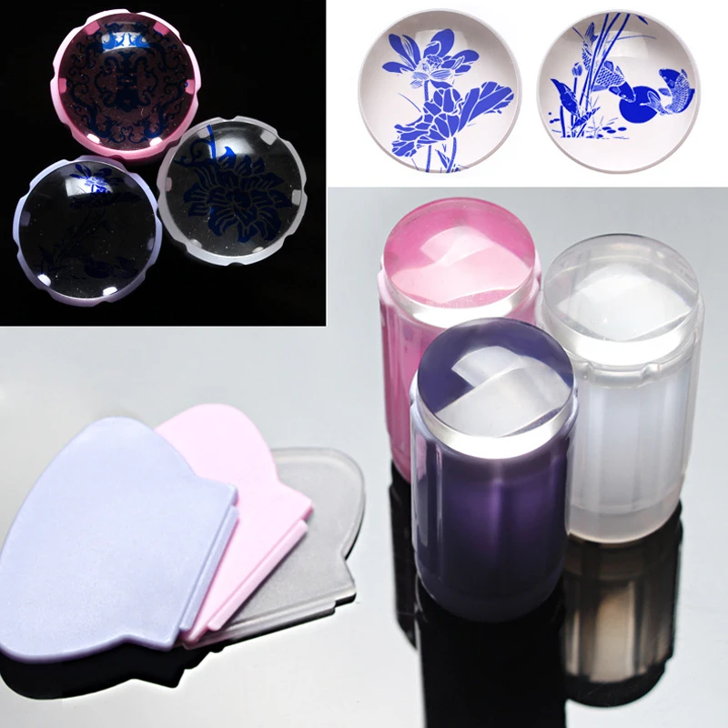 Nail Stamping Scraper Pure Clear Plastic Acrylic Silicone Transparent 2.8cm Stamp Nail Art Template Stamping Tool Set
Nail Stamping Scraper Pure Clear Plastic Acrylic Silicone Transparent 2.8cm Stamp Nail Art Template Stamping Tool Set