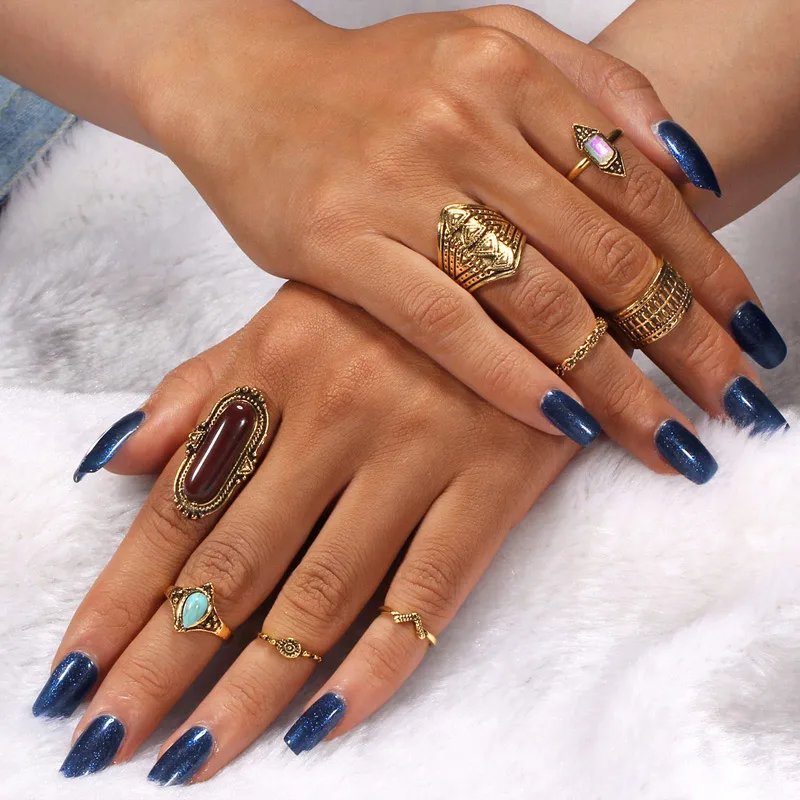 Boho Vintage Oval Drop Natural Stone Opal Knuckle Midi Ring Sets For Woman Rings Bohemia Stone Anillos Fashion Statement Jewelry
Boho Vintage Oval Drop Natural Stone Opal Knuckle Midi Ring Sets For Woman Rings Bohemia Stone Anillos Fashion Statement Jewelry