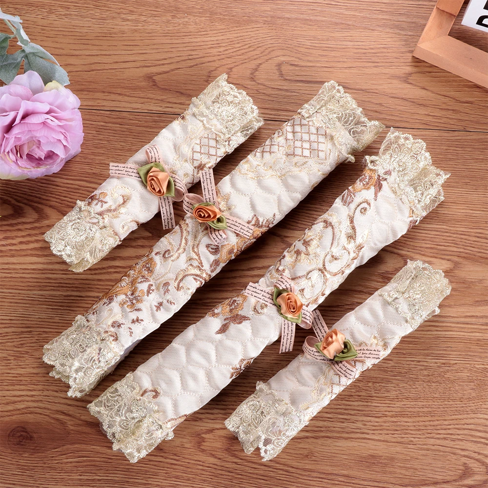 1Pair Refrigerator Handle Cover Embroidered Lace Refrigerator Door Handle Covers Fridge Handle Covering Door Knob Cover
1Pair Refrigerator Handle Cover Embroidered Lace Refrigerator Door Handle Covers Fridge Handle Covering Door Knob Cover
