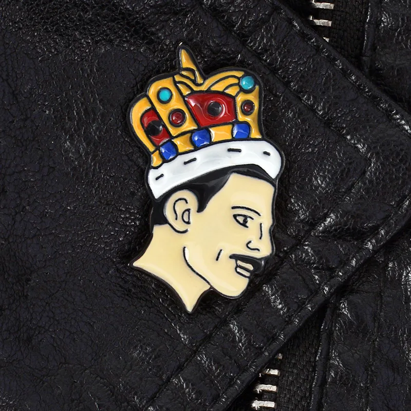 3UMeter New ! India Singer band Music Art Freddie Mercury Pin Soft Enamel Brooch Pin badge Jewelry fans Gift Collection
3UMeter New ! India Singer band Music Art Freddie Mercury Pin Soft Enamel Brooch Pin badge Jewelry fans Gift Collection
