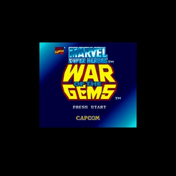 Marvel Super Heroes - War of the Gems NTSC Version 16 Bit 46 Pin Big Gray Game Card For USA Game Players
Marvel Super Heroes - War of the Gems NTSC Version 16 Bit 46 Pin Big Gray Game Card For USA Game Players