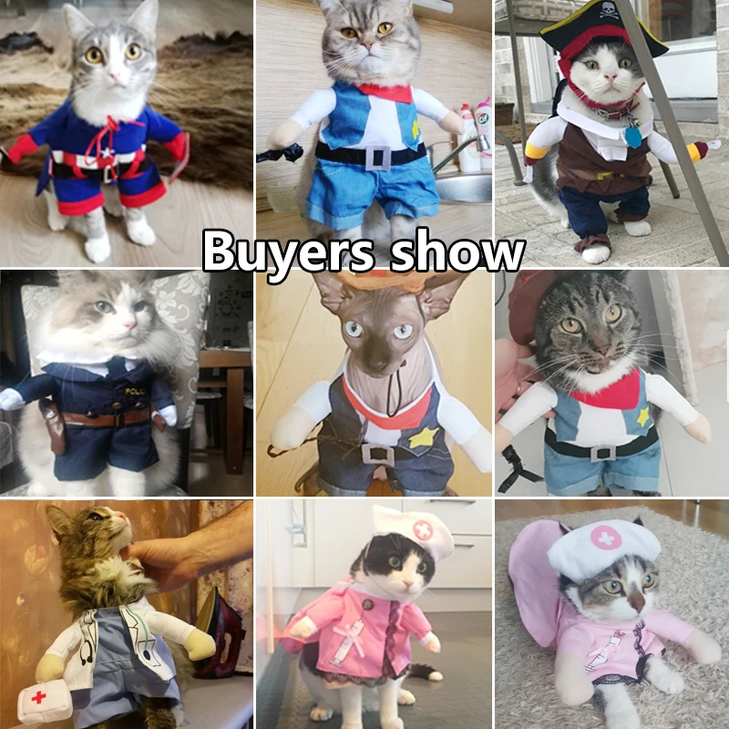 2019 Funny Cat Christmas Clothes Pirate Suit Clothes For Cat Costume Clothing Halloween Clothes Dressing Up Cat Party Costume
2019 Funny Cat Christmas Clothes Pirate Suit Clothes For Cat Costume Clothing Halloween Clothes Dressing Up Cat Party Costume