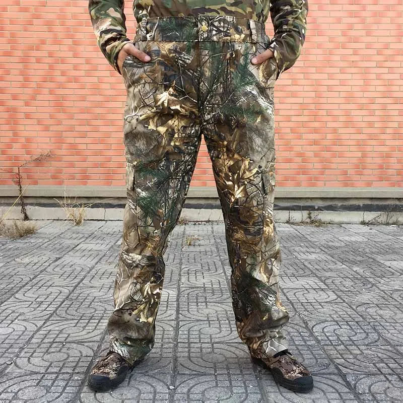 Men Bionic Camouflage Pants Pine Branches Cotton Hunting Pants Breathable Trousers Camouflage Hunting Trousers Fishing Pants
Men Bionic Camouflage Pants Pine Branches Cotton Hunting Pants Breathable Trousers Camouflage Hunting Trousers Fishing Pants