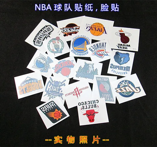 10pcs Basketball Team Stickers Waterproof Temporary Tattoo Paper The Fans Face Stickers Hot Sale
10pcs Basketball Team Stickers Waterproof Temporary Tattoo Paper The Fans Face Stickers Hot Sale