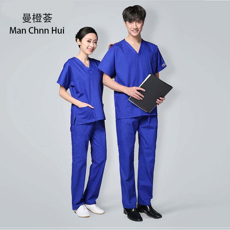 Medical Beauty Salon Scrub Set Short Sleeve Men Surgical Medical Uniform New V-Neck Summer Doctor Clothes Nurse Uniform
Medical Beauty Salon Scrub Set Short Sleeve Men Surgical Medical Uniform New V-Neck Summer Doctor Clothes Nurse Uniform
