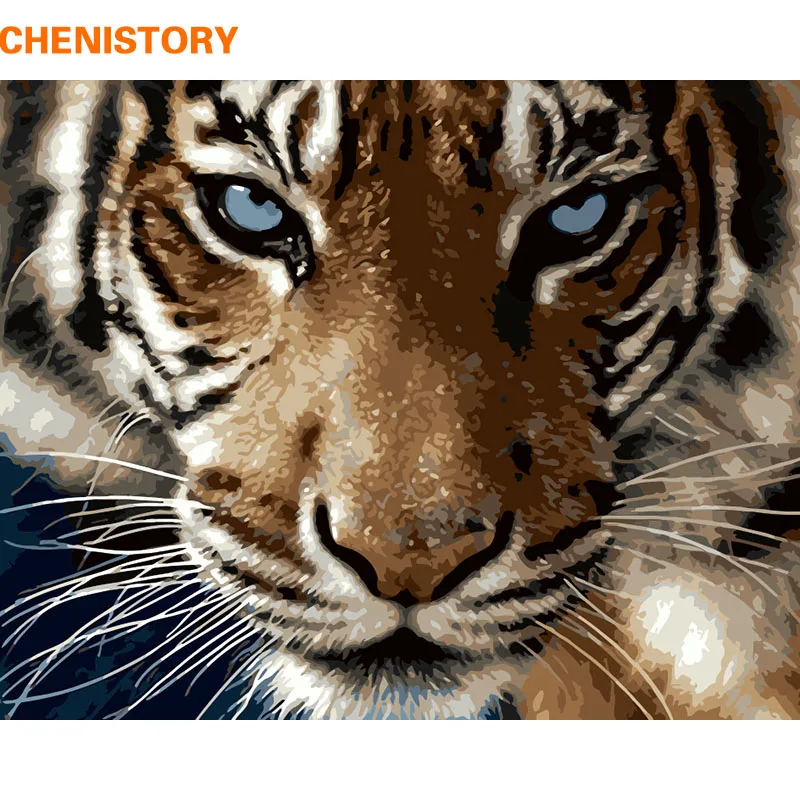 CHENISTORY Picture Tigers DIY Painting By Numbers Kits Animals Modern Wall Art Hand Painted Oil Painting For Unique Gift 40x50cm
CHENISTORY Picture Tigers DIY Painting By Numbers Kits Animals Modern Wall Art Hand Painted Oil Painting For Unique Gift 40x50cm