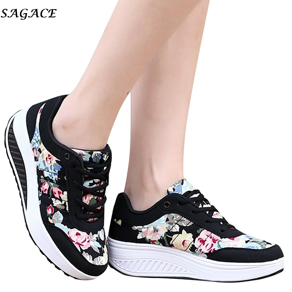 SAGACE running sneakers women Fashion print Wedge Platform shoes woman Casual sport Mesh breathable shoes zapatillas mujer #4Z
SAGACE running sneakers women Fashion print Wedge Platform shoes woman Casual sport Mesh breathable shoes zapatillas mujer #4Z